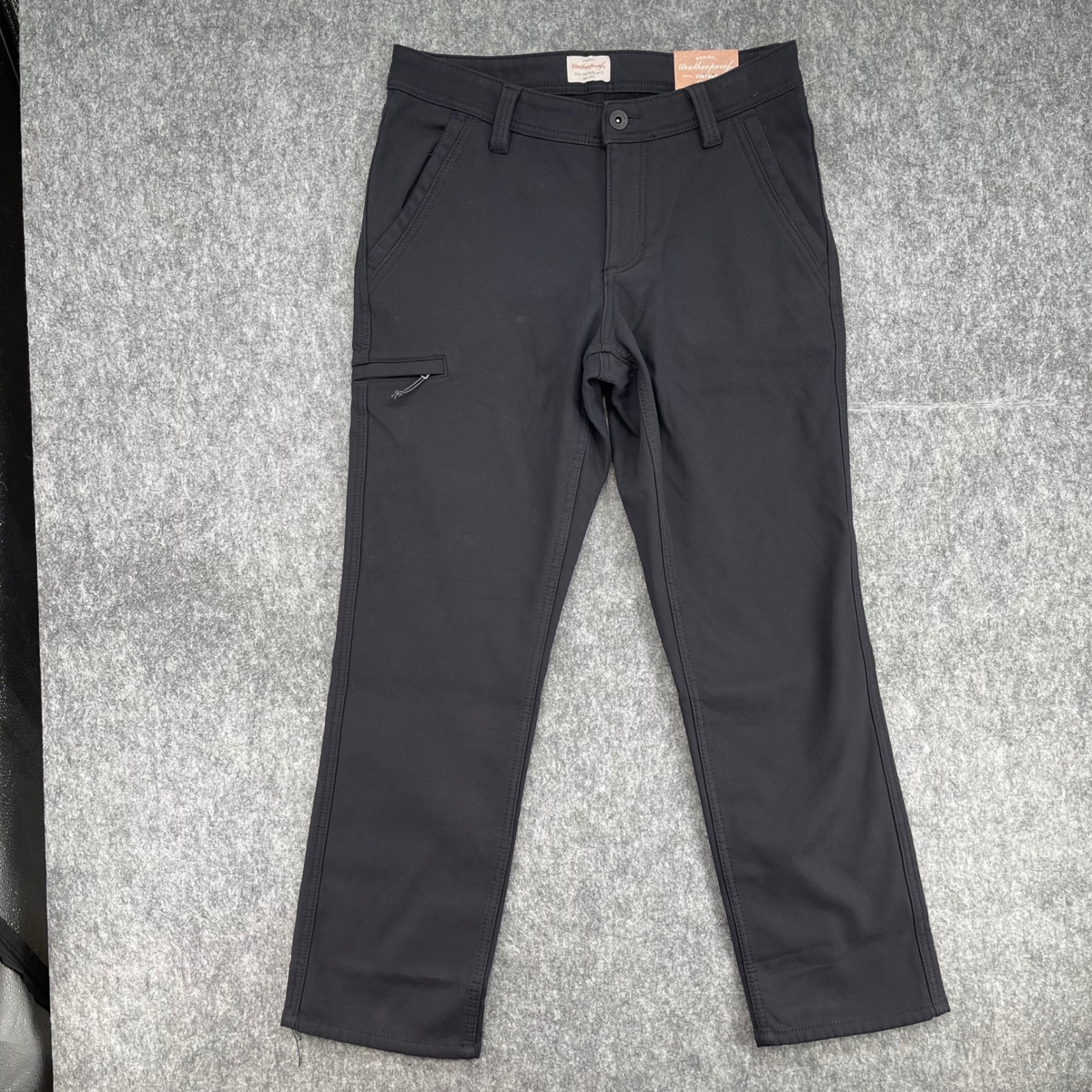 Weatherproof Vintage Canvas Pants Mens 30x30 Fleece Lined Tech Outdoor Hiking